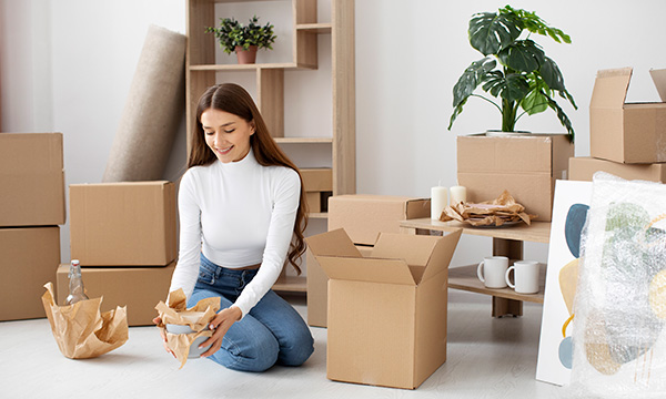 Early decluttering = smoother move.