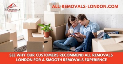 Movers from All Removals London arrived early and worked very hard