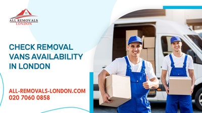 Check Van Sizes available on requested Date and Time