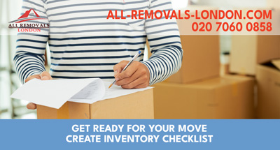 All Removals London - Moving Inventory List Creator
