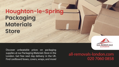 All Removals London - Packaging Materials Store in Houghton-Le-Spring