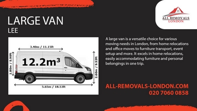 Large Van and Man Service in Lee
