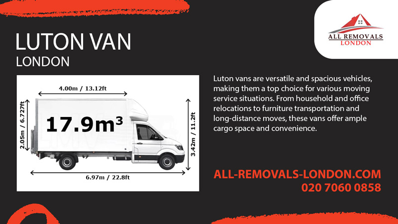 Hire Luton Van and Man in London All Removals London