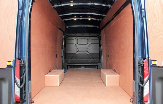 Extra Large Van for all removals in London - Inside View